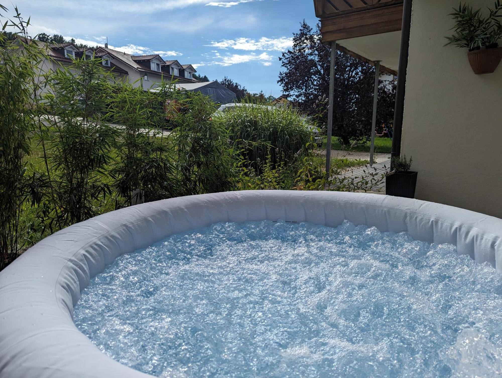 Fewo Goldstueck Mit Privatem Spa Und Whirlpool กราเฟอเนา ภายนอก รูปภาพ